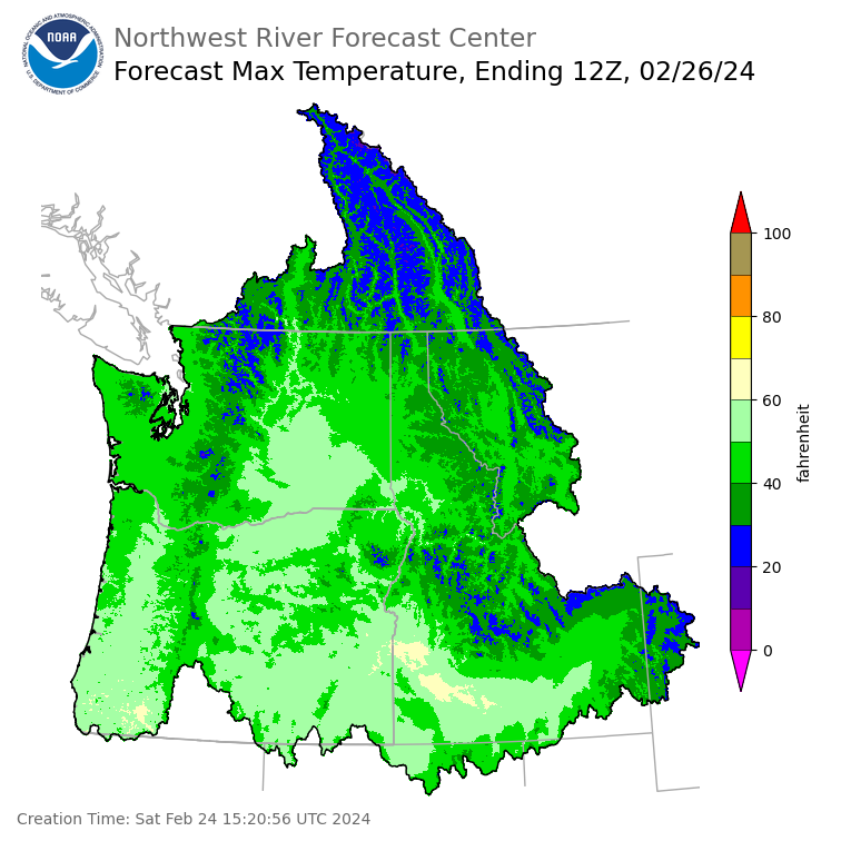 nw river forecast