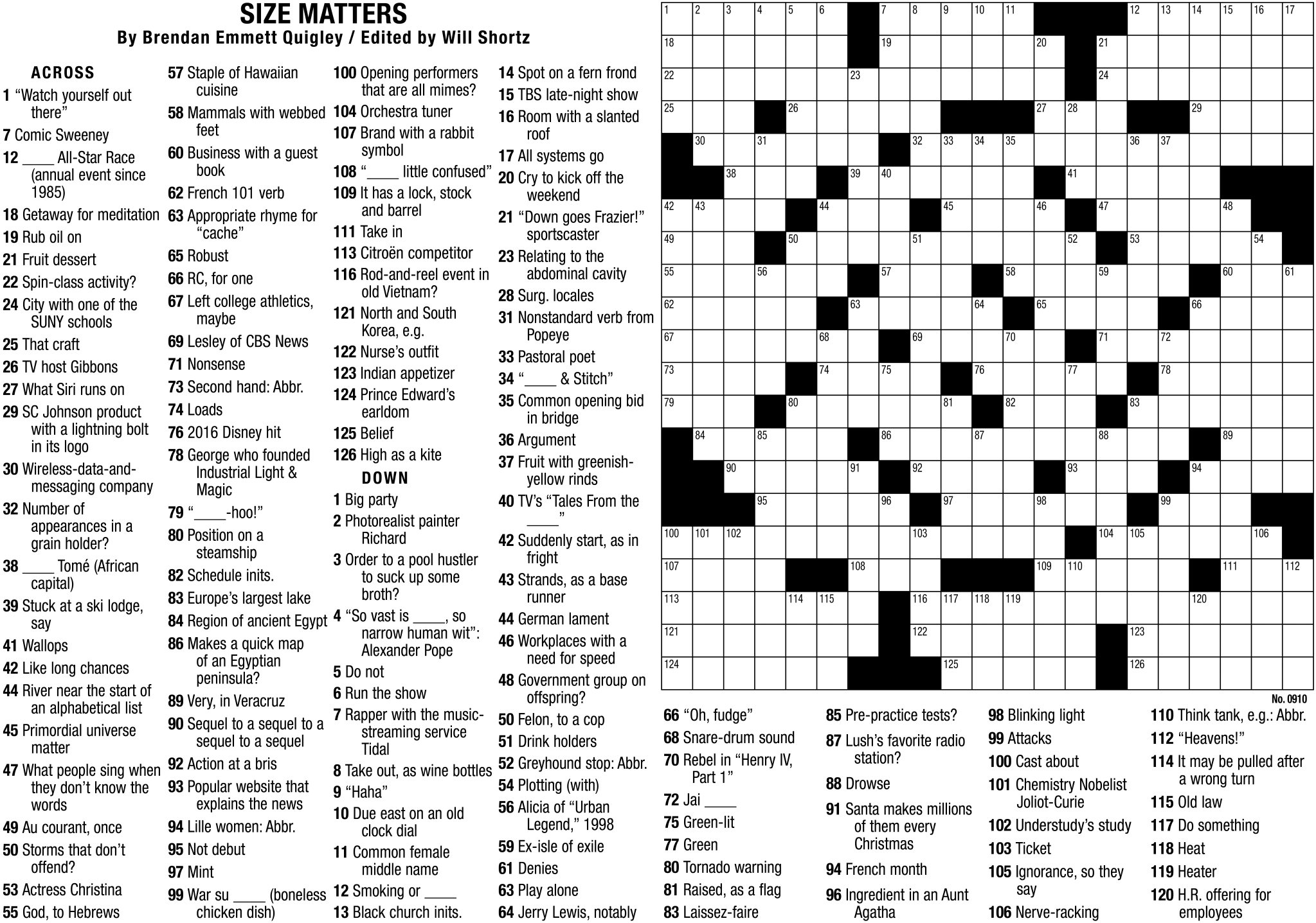 nyt crosswords