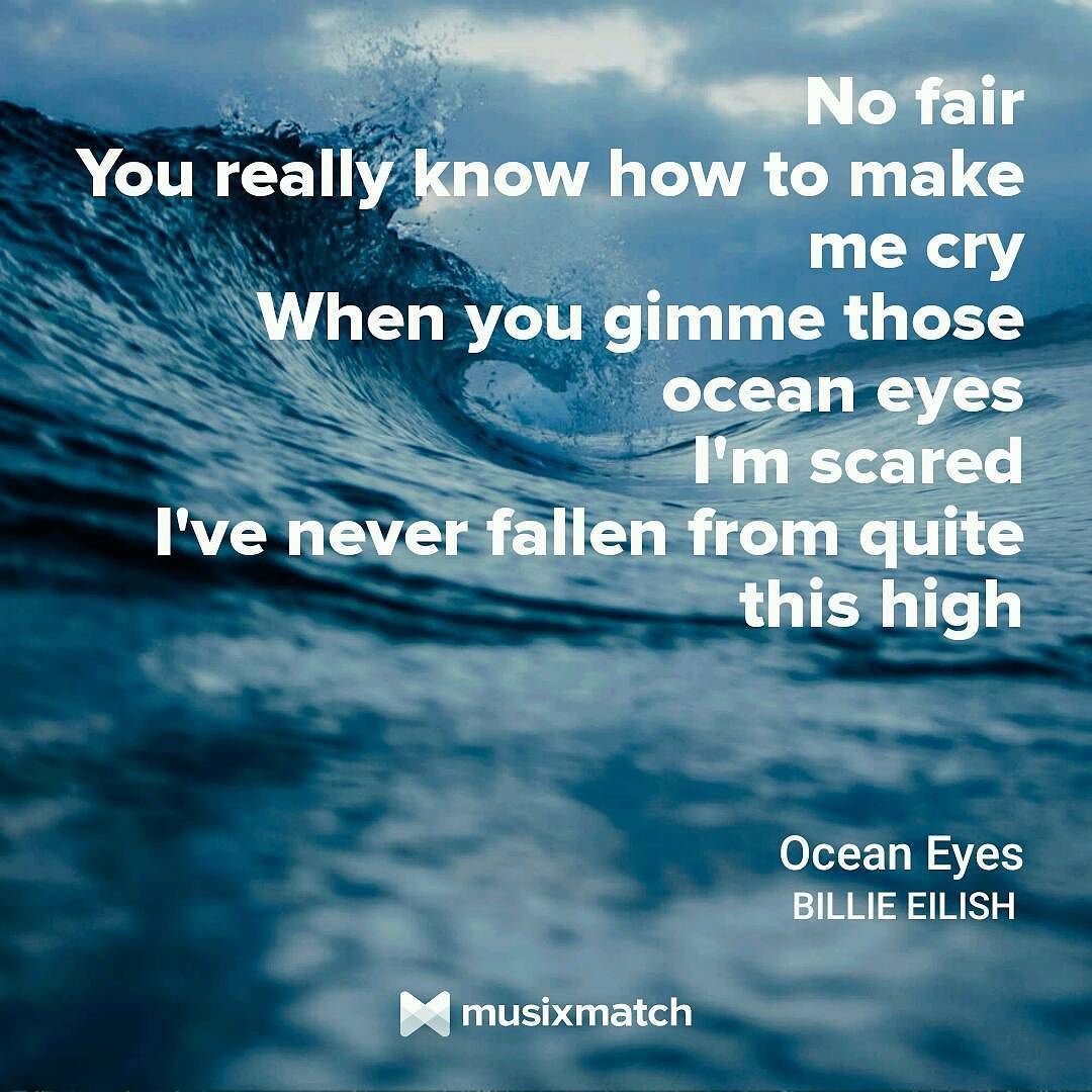 ocean eyes lyrics billie eilish