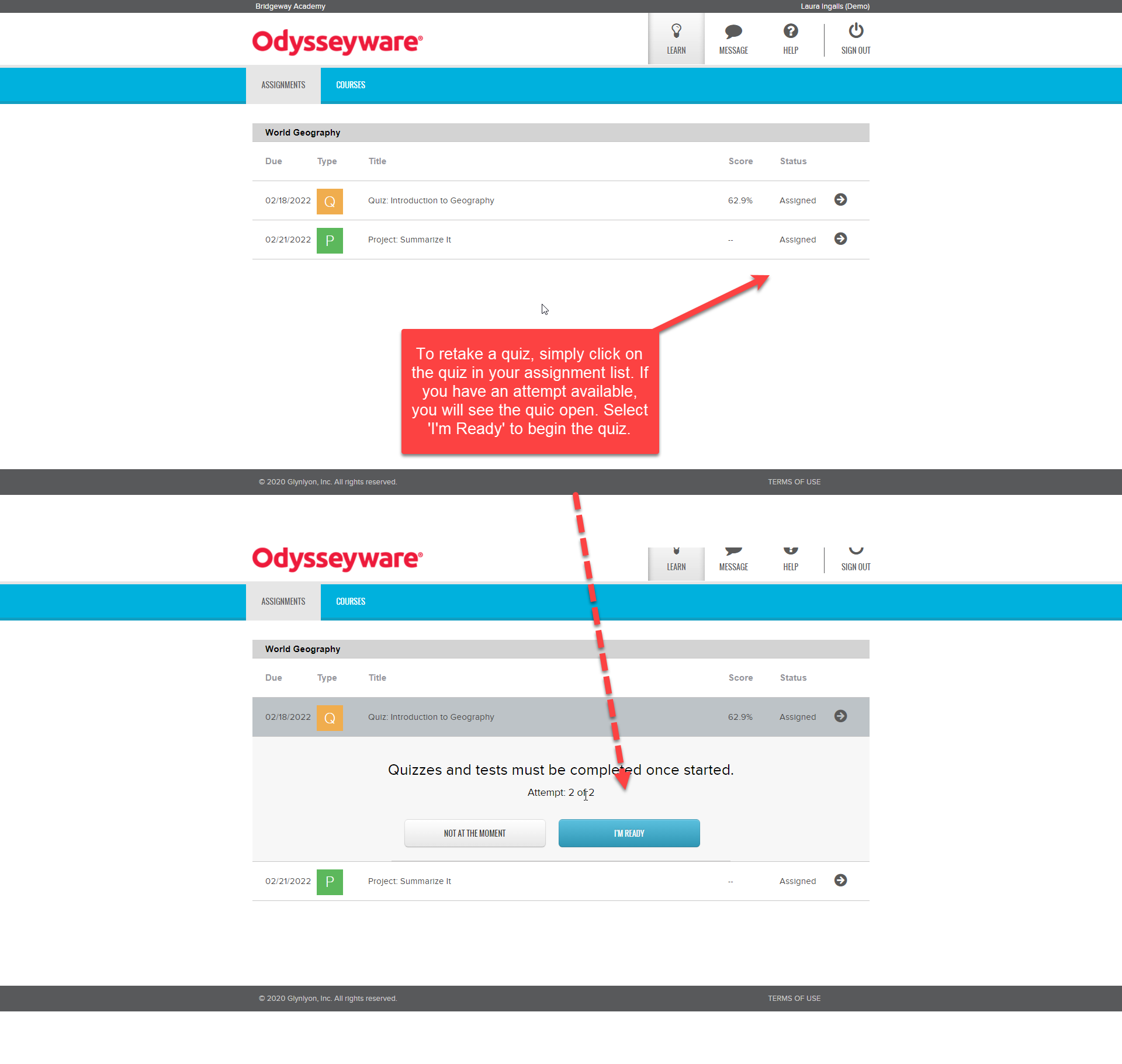 odysseyware assignment answers