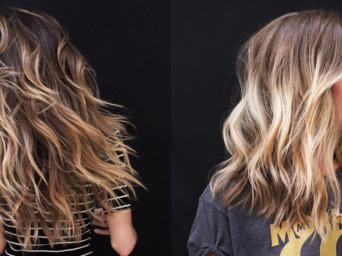 ombre hair blonde brown