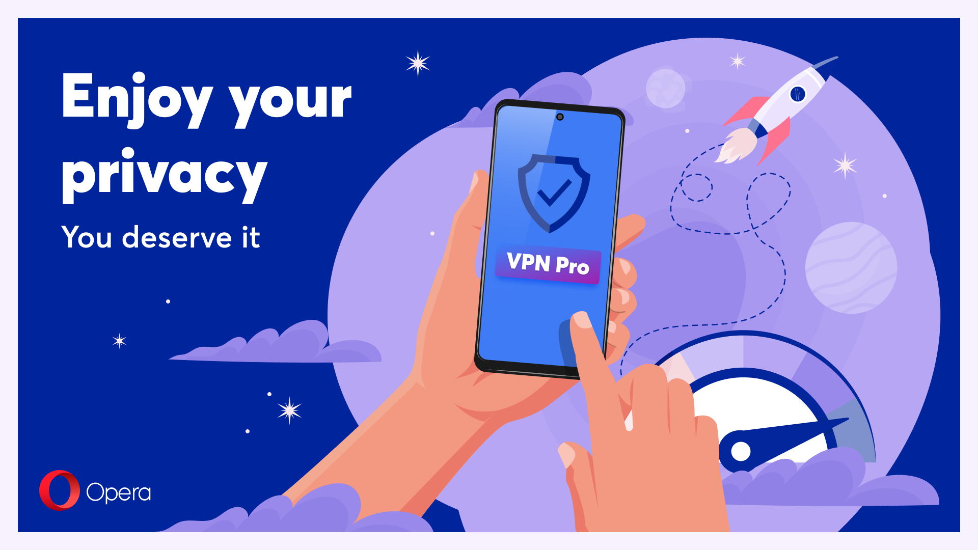 opera vpn speed