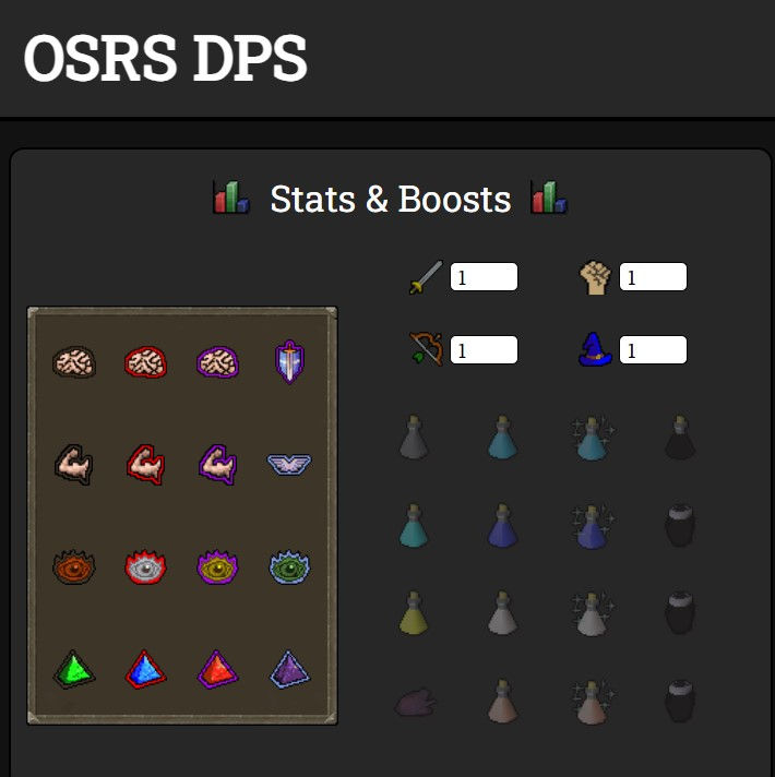 osrs calculator combat