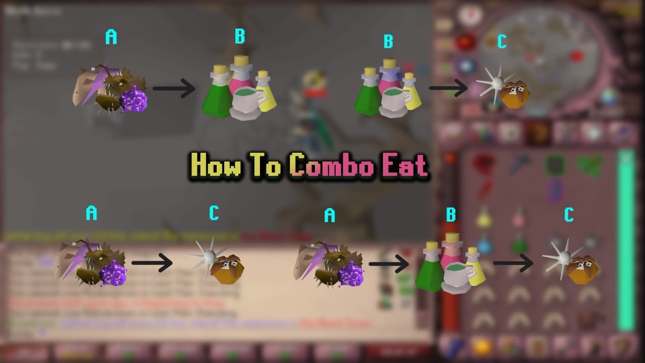 osrs combo eating