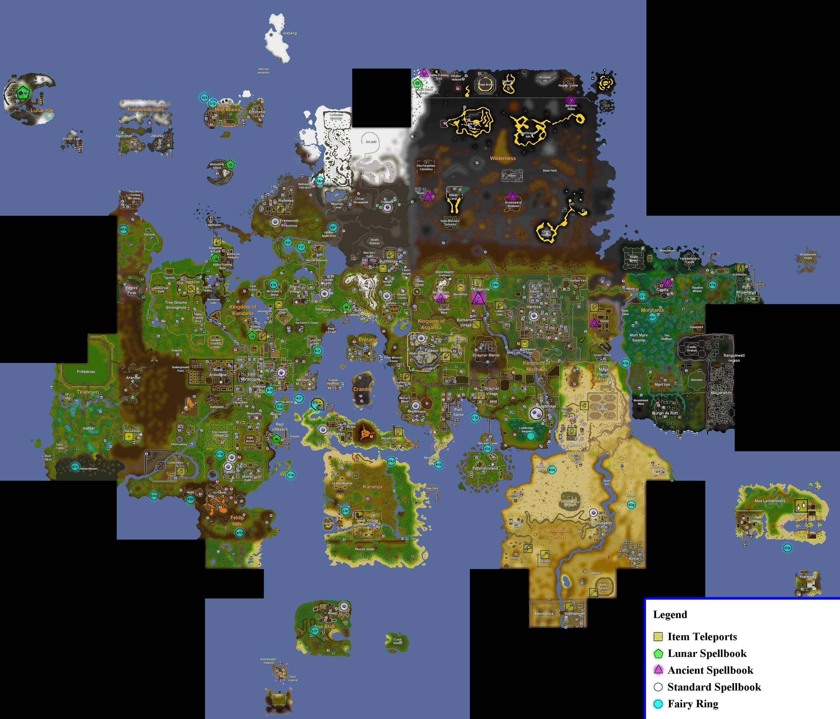 osrs fairy ring locations