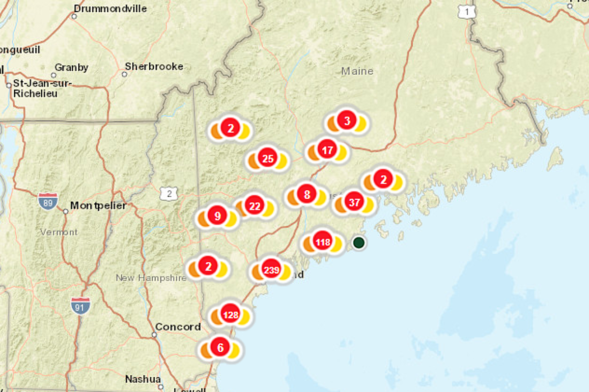 outage map maine