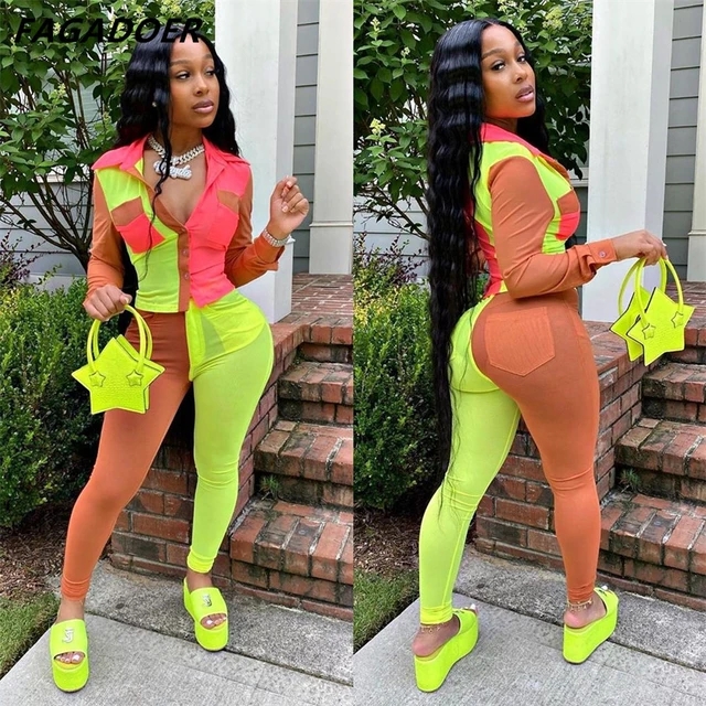 outfit neon