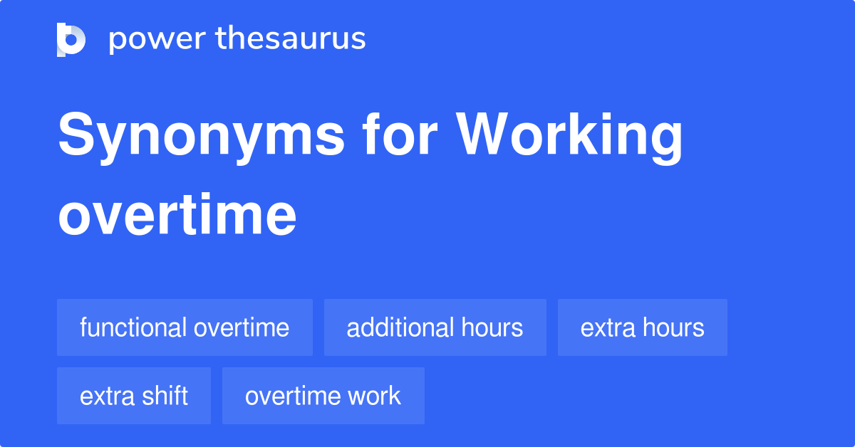 overtime synonym