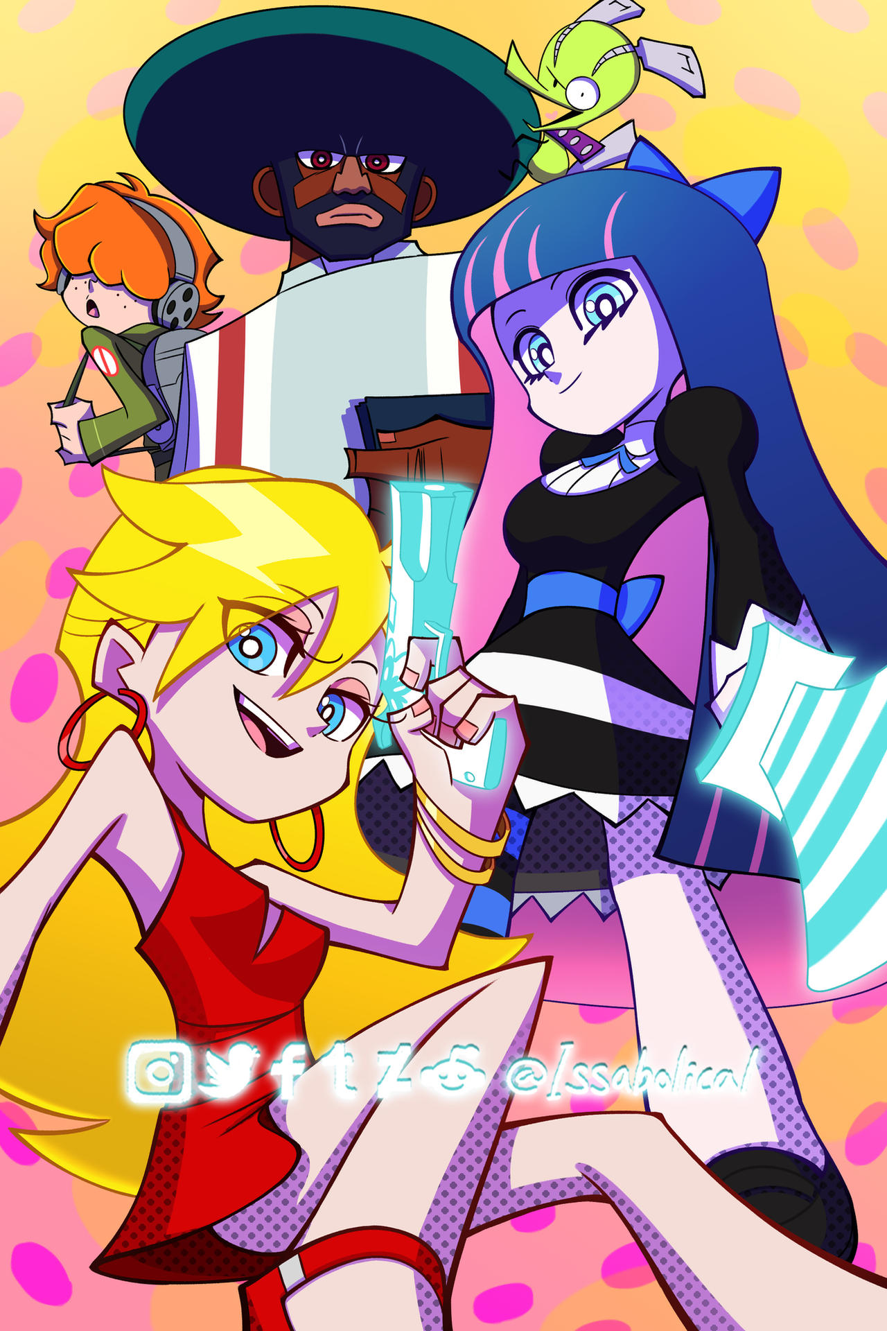 panty and stocking season 2 poster