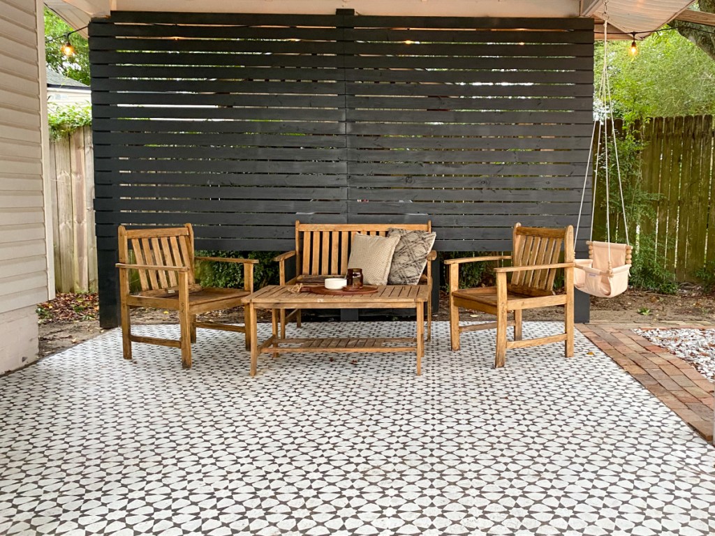 patio stencil