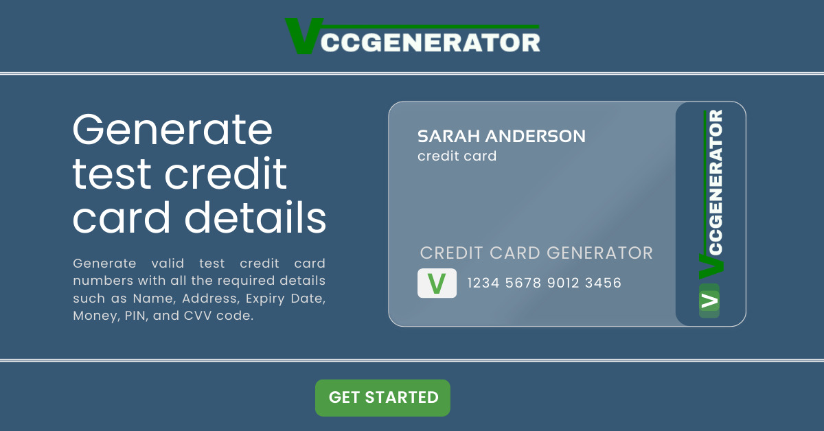 paypal credit card generator