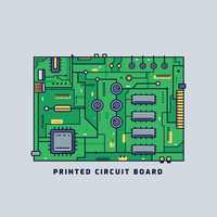 pcb vector art