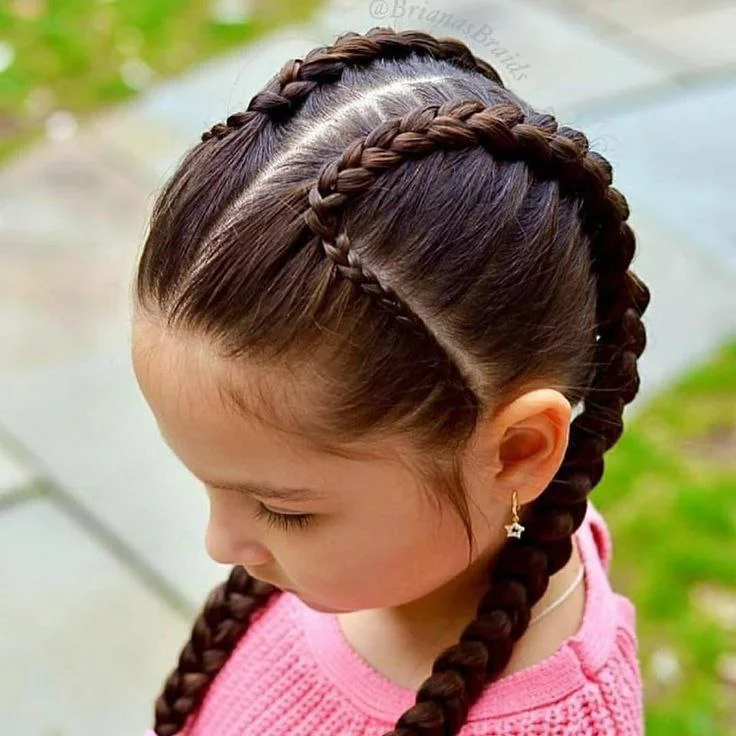 peinados para niñas con trenzas