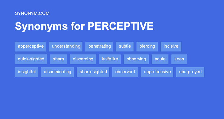 perceive synonym