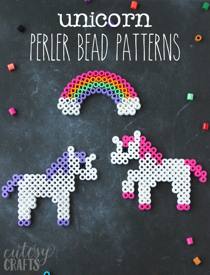 perler bead unicorn