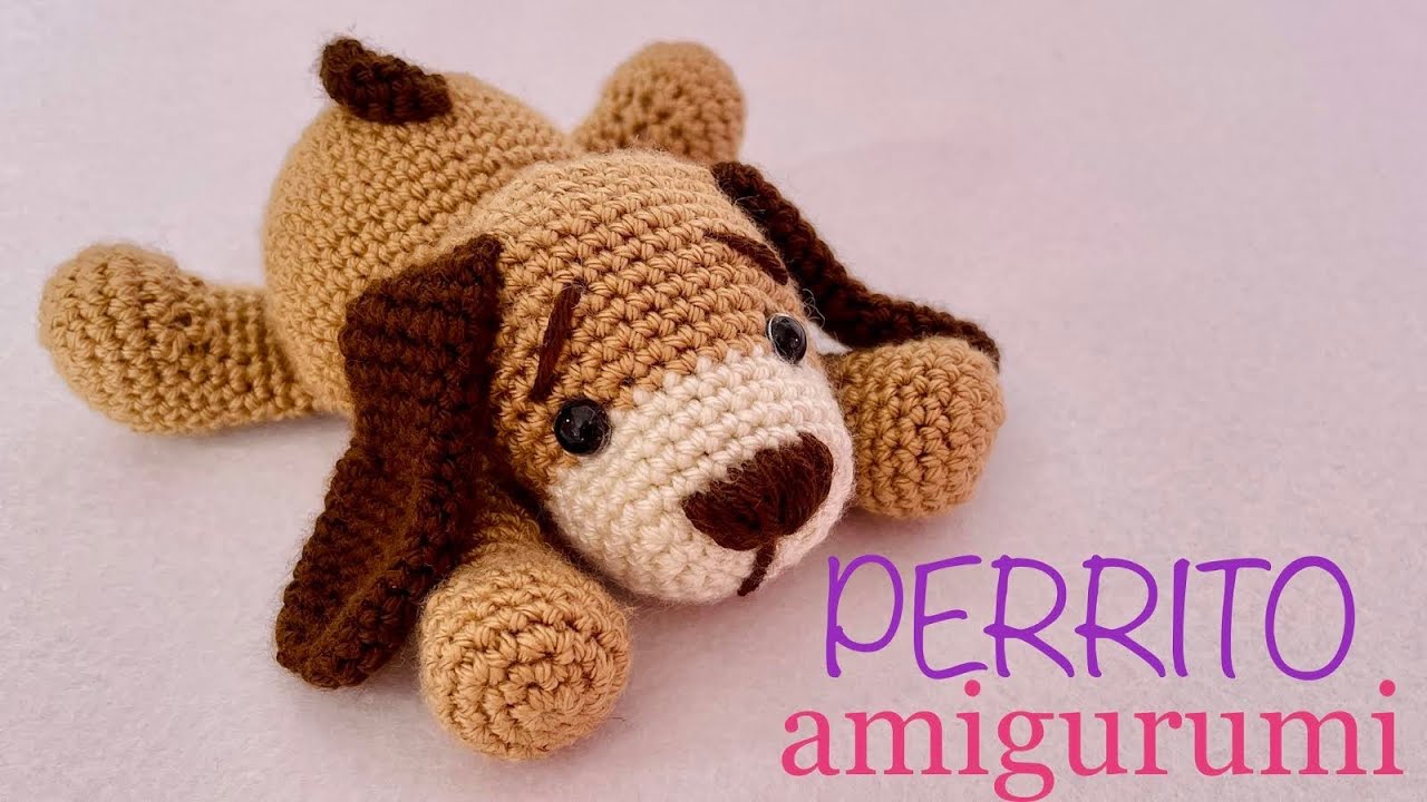 perro amigurumi