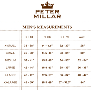 peter millar sizing