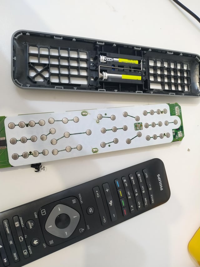 philips tv remote power button not working