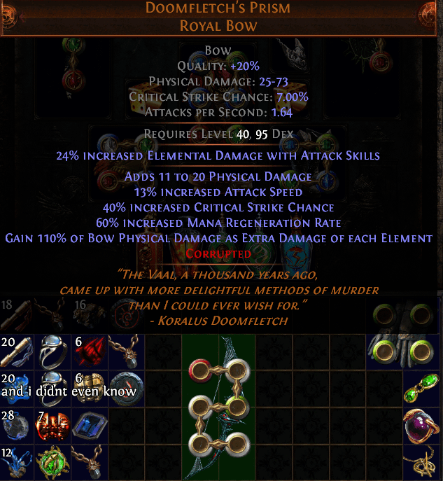 poe royal bow