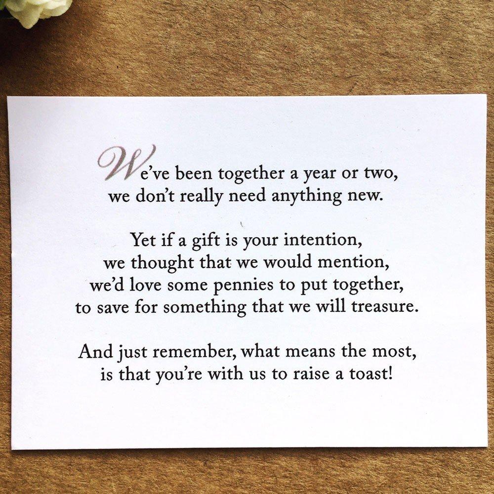 poem for money as wedding gift