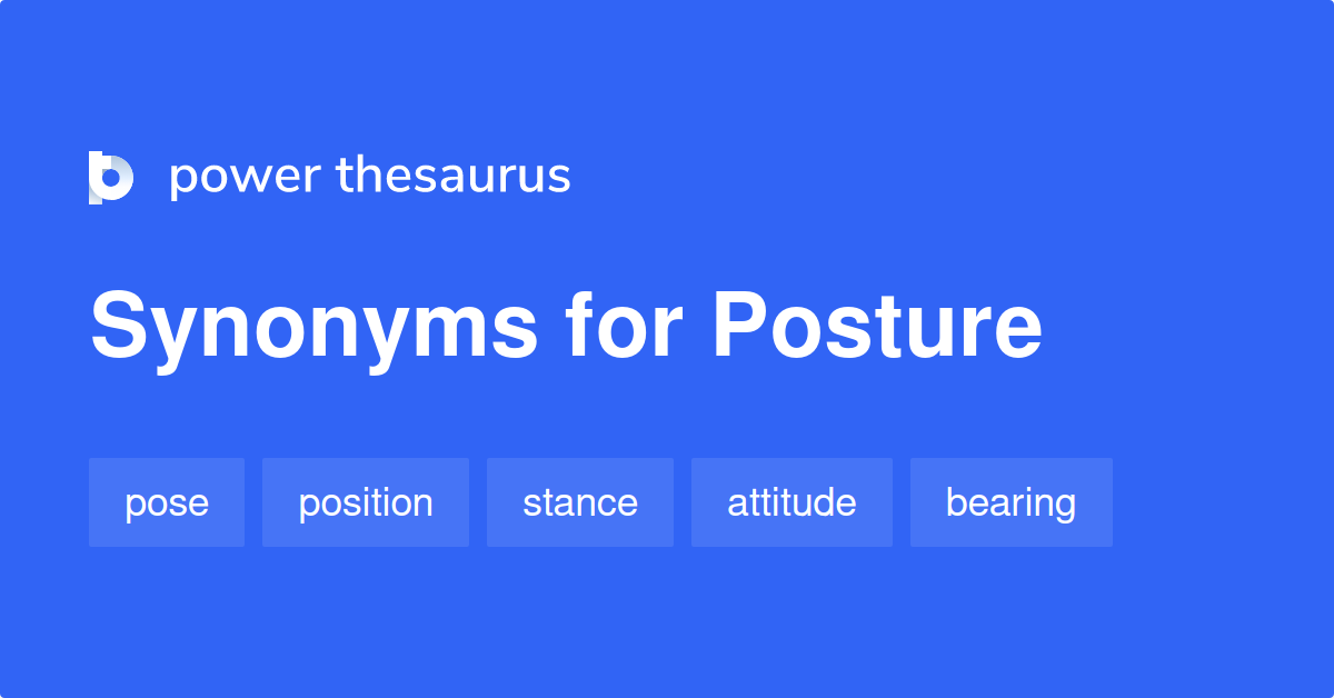 posture synonym