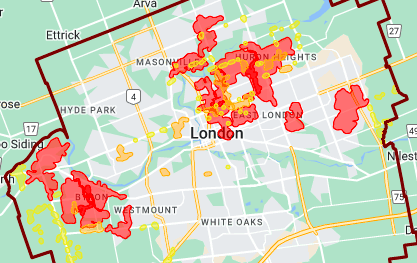 power outage vaughan now