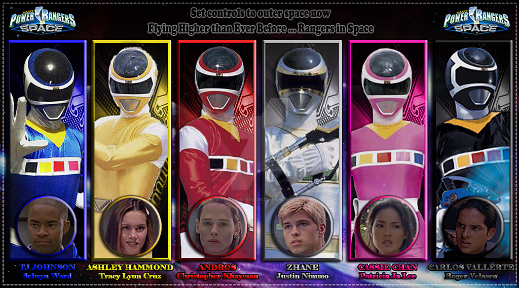 power rangers in space