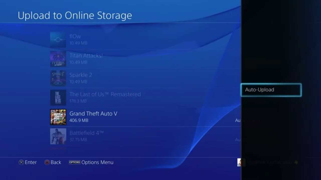 ps4 saved data cannot upload