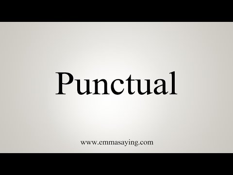 punctual pronunciation