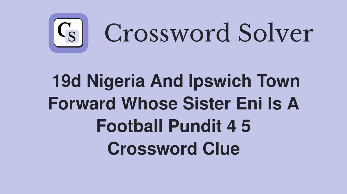 pundit crossword clue
