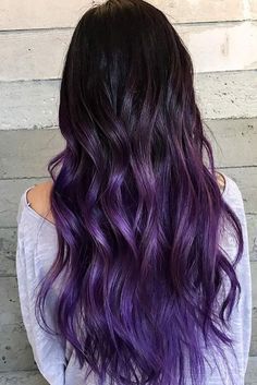 purple ombre hair