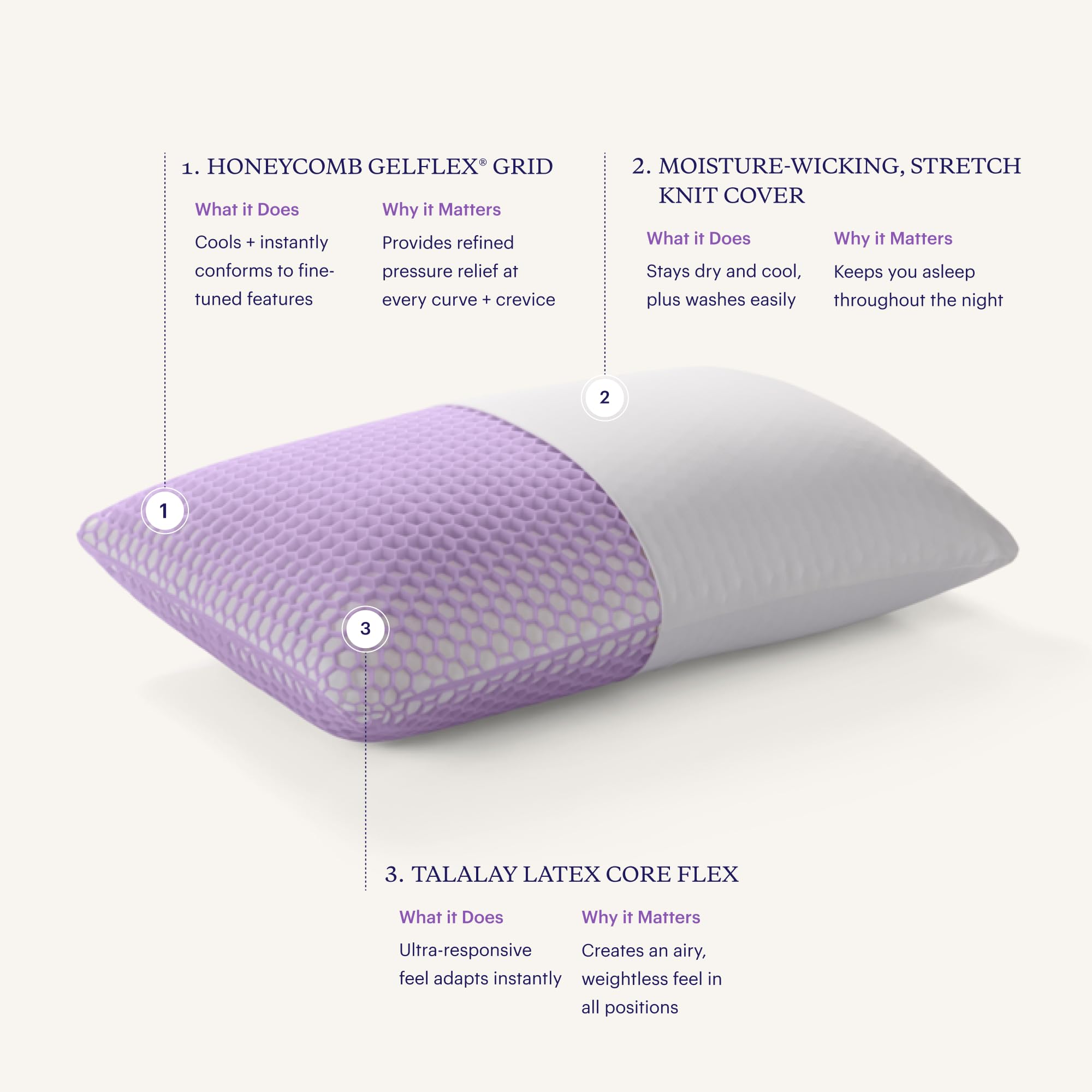 purple pillow precio