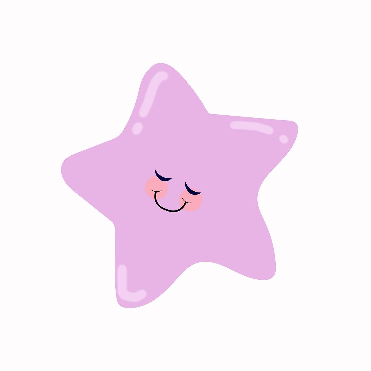 purple star clipart