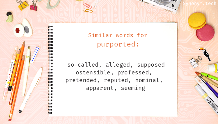 purported synonym