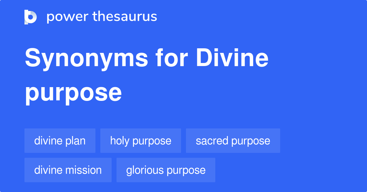 purpose synonym