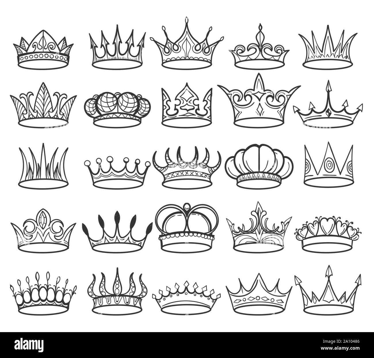 queen crown drawing