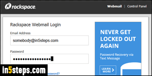 rackspace login webmail login