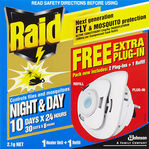 raid mosquito plug in