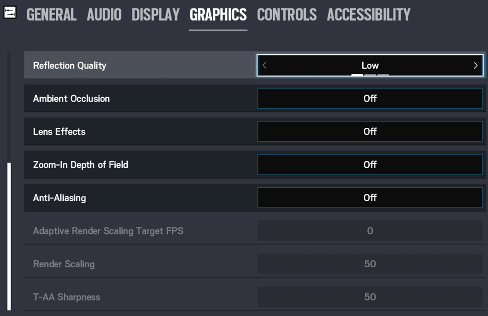 rainbow six siege pro league settings 2019