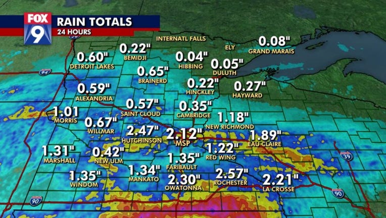 rainfall totals last 24 hours zip code