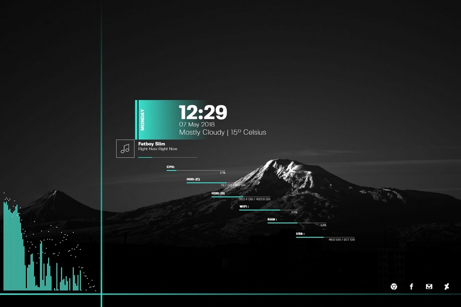 rainmeter skins