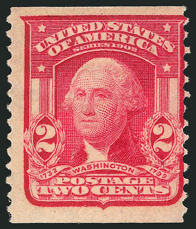 rare 2 cent george washington stamp