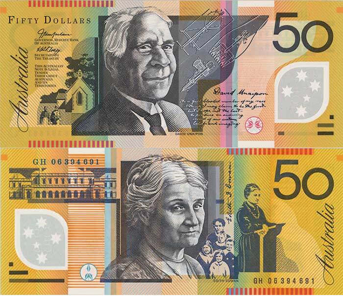 rare $50 dollar notes australia