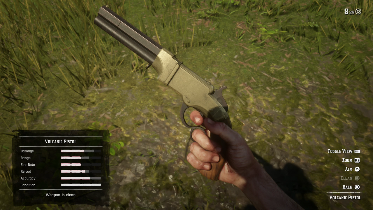 rdr2 best handgun