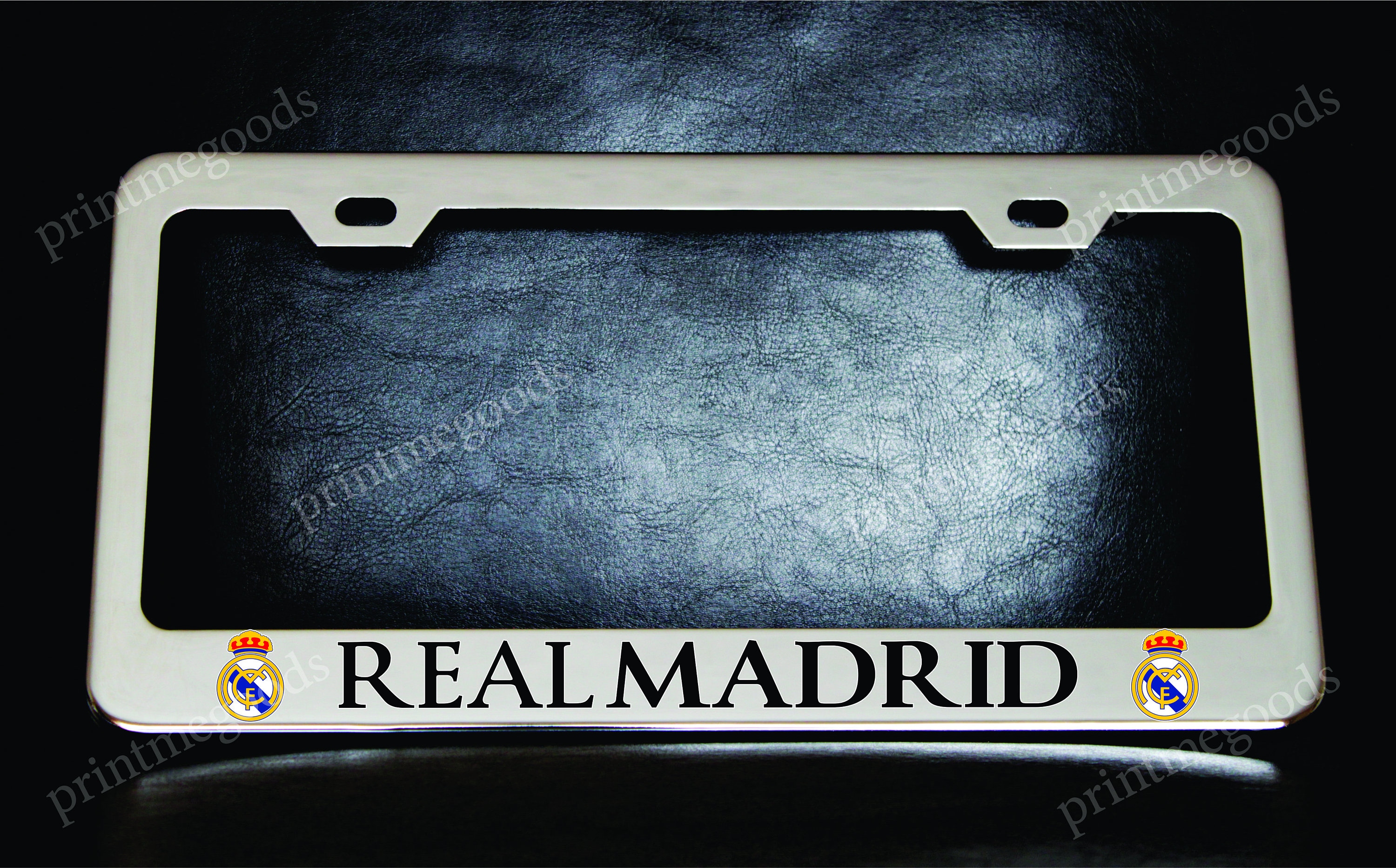 real madrid license plate