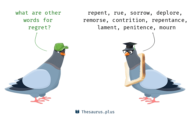 regret synonyms in english