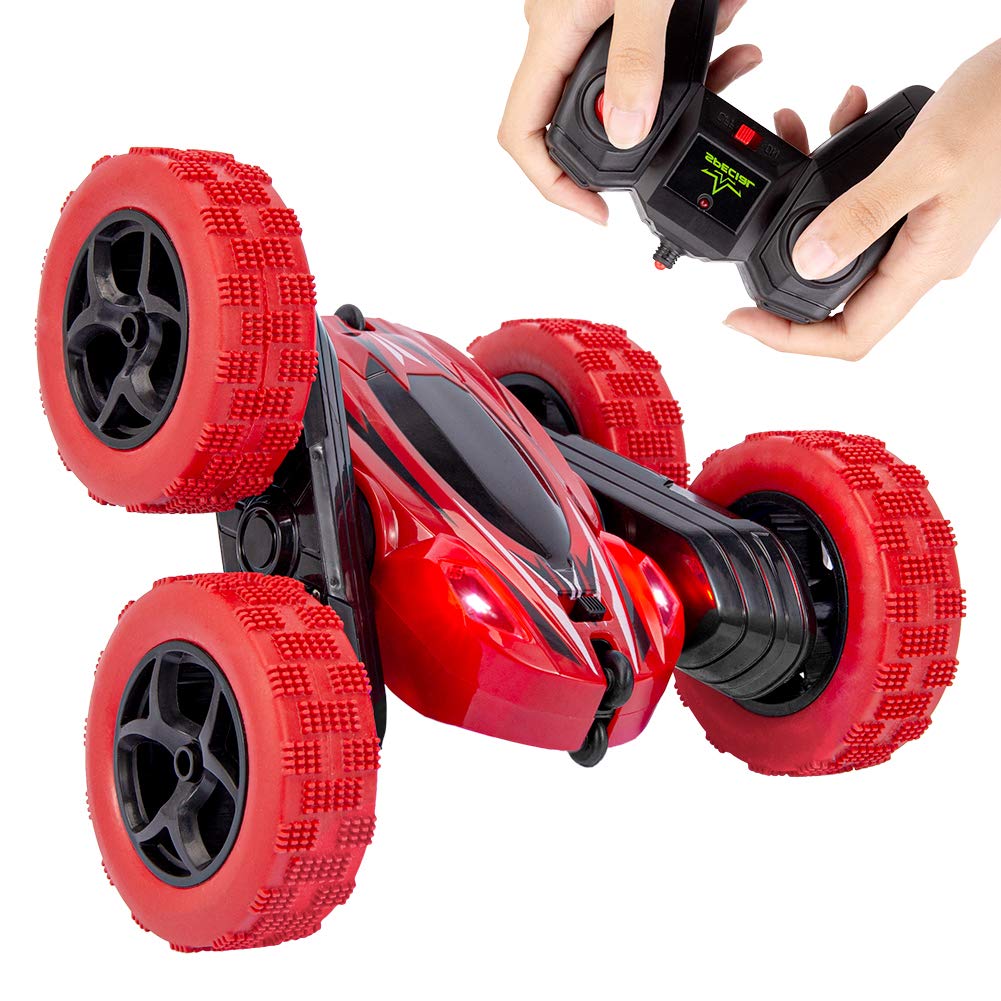 remote control double sided stunt car