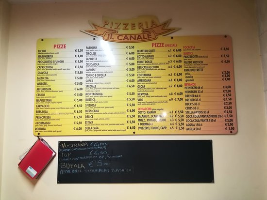 ristorante pizzeria al canale