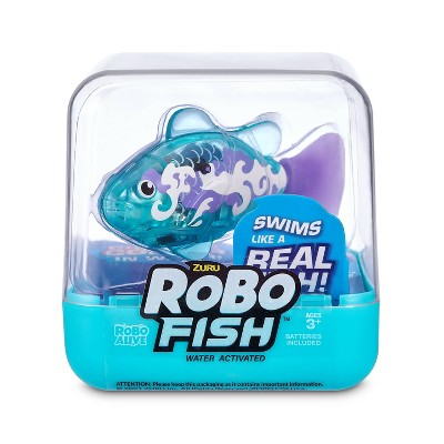 robo fish change battery