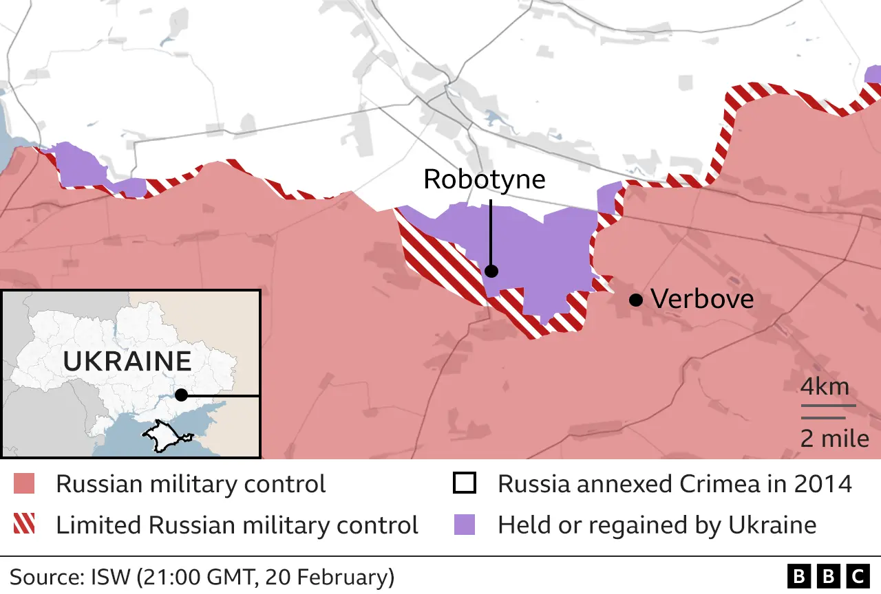 robotyne ukraine map